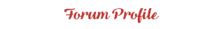 Forum profile